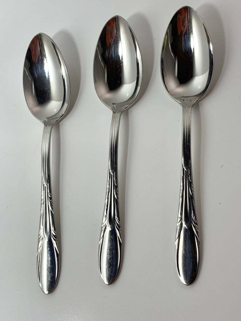 Vintage Lot of ARNBE AB2 Stainless Flatware 3 pcs tea spoons